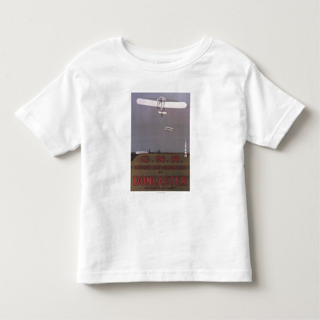 Doncaster, England - First Aviation Races Toddler T-Shirt (Front)