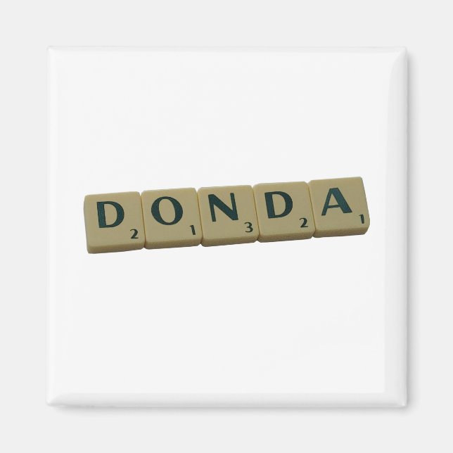 Donda Letter Tiles Magnet (Front)