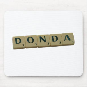 Donda Letter Tiles Mouse Pad
