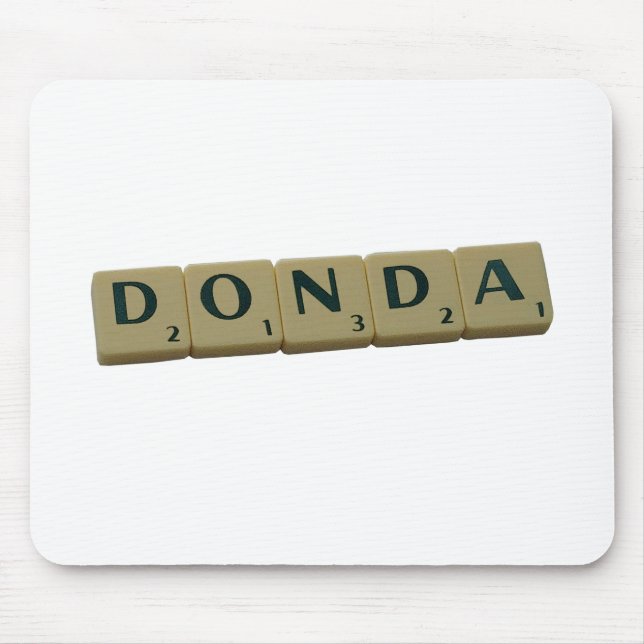 Donda Letter Tiles Mouse Pad (Front)