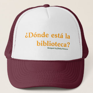 Donde Esta La Biblioteca Humour Cap