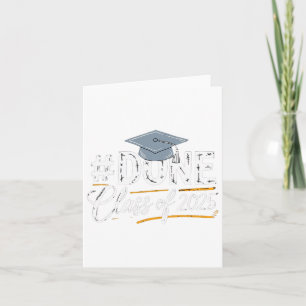 #done Cl Of 2025 Graduation For Her Him Grad Senio Card