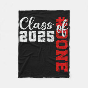 #done Cl Of 2025 - Vintage Graduation For Her Him Fleece Blanket