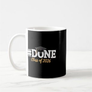 Done Cl Of 2026 Graduation Proud Graduate Premium Coffee Mug