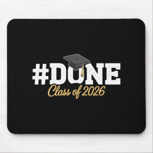 Done Cl Of 2026 Graduation Proud Graduate Premium Mouse Pad