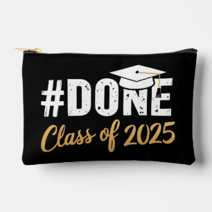 Done Class Of 2025 Graduate Graduation Family Accessory Pouch