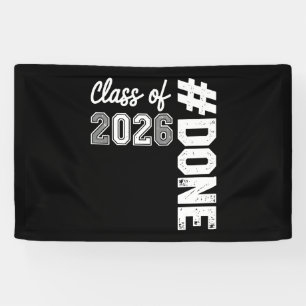 DONE Class Of 2026 Graduation 26 Proud Graduate Banner