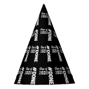 DONE Class Of 2026 Graduation 26 Proud Graduate Party Hat