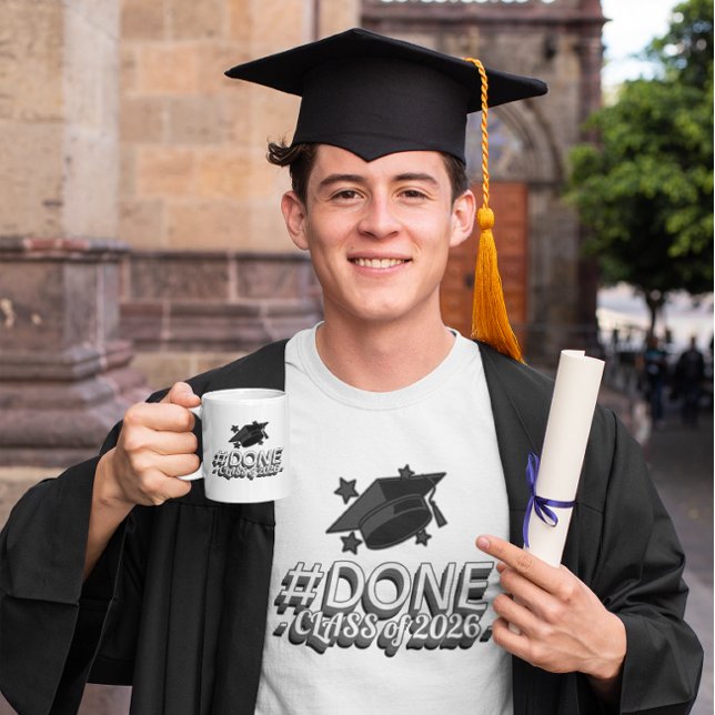 #DONE Class of 2026 Graduation  T-Shirt (Creator Uploaded)