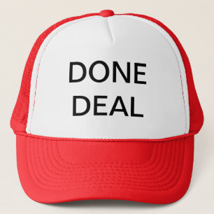 DONE DEAL TRUCKER HAT