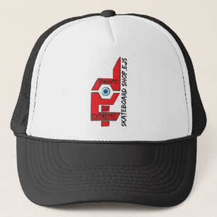 Done In Extreme Symbol Trucker Hat (black)