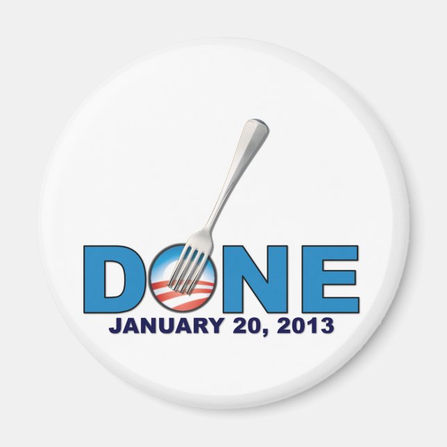 Done - January 20, 2013 - Anti Obama Magnet (Front)