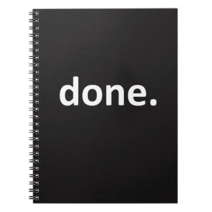 Done Notebook