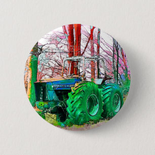 DONE PLOWING 6 CM ROUND BADGE