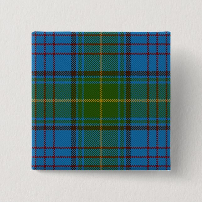 Donegal County Irish Tartan 15 Cm Square Badge (Front)