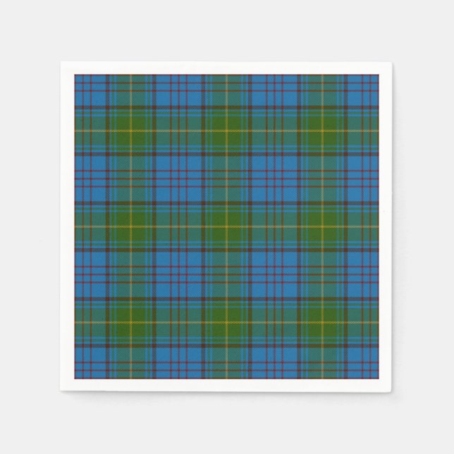 Donegal County Irish Tartan Napkin (Front)
