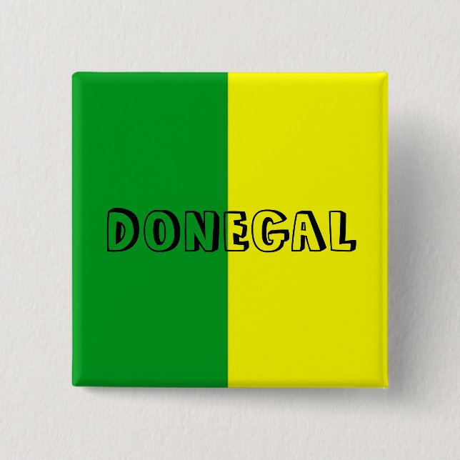 Donegal Flag Pin Badge (Front)