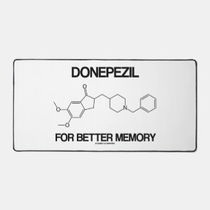 Donepezil For Better Memory Chemical Molecule Desk Mat