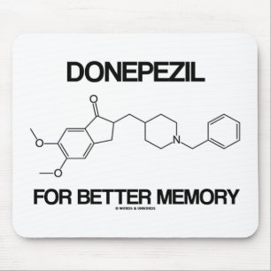 Donepezil For Better Memory (Chemical Molecule) Mouse Pad