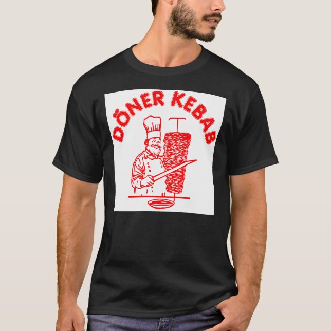 Doner Kebab Original 5 Sticker T-Shirt (Front)