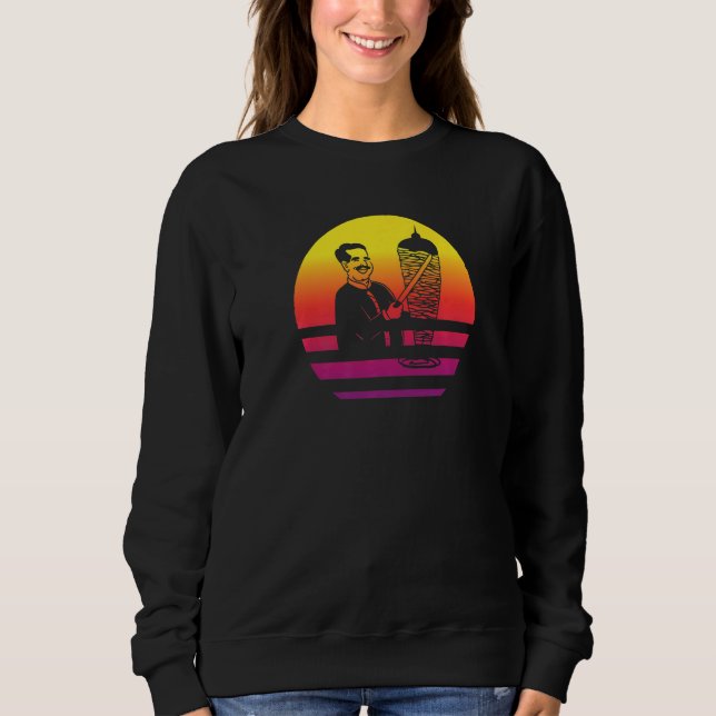 Döner Kebab Retro Style Vintage Sweatshirt (Front)