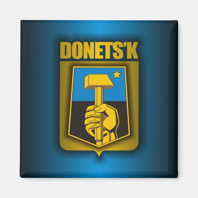 "Donets'k Steel" Magnet (Front)