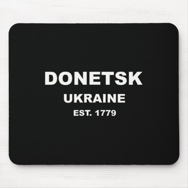 Donetsk Ukraine  Mouse Pad (Front)