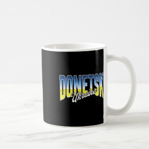 Donetsk Ukraine Patriotic Flag National Pride Coffee Mug