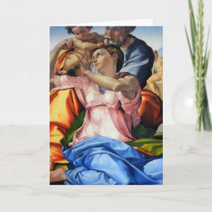 Doni Tondo, Doni Madona (detail), Michelangelo, 15 Card