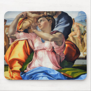 Doni Tondo, Doni Madona (detail), Michelangelo, 15 Mouse Pad