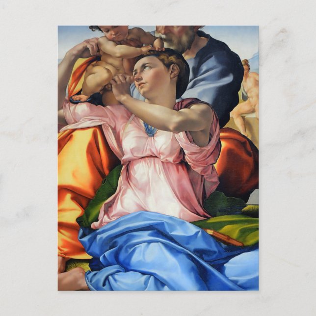 Doni Tondo, Doni Madona (detail), Michelangelo, 15 Postcard (Front)