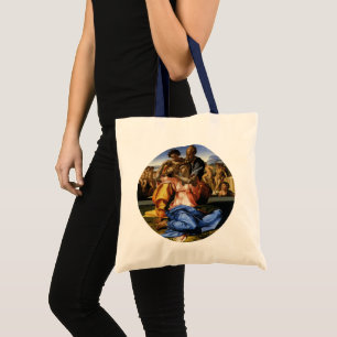 Doni Tondo or Doni Madonna by Michelangelo Tote Bag