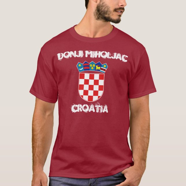 Donji Miholjac, Croatia with coat of arms T-Shirt (Front)