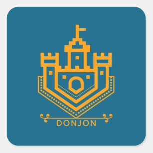 Donjon Square Sticker
