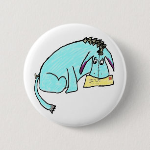Donkey 6 Cm Round Badge