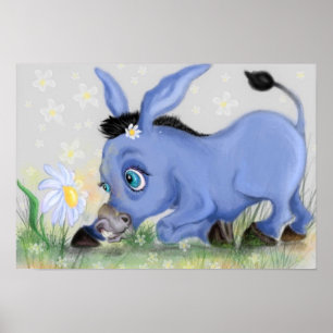 Donkey and Daisy Poster