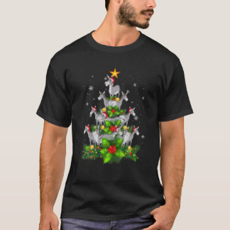 Donkey Animal Lover Xmas Gift Donkey Christmas Tre T-Shirt