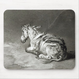 Donkey at Rest Mouse Pad