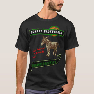 Donkey basketball gift basketball funny  T-Shirt