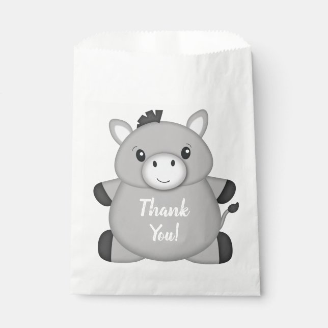 Donkey Birthday Party  Favour Bag (Front)