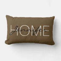Donkey brown colour home monogram