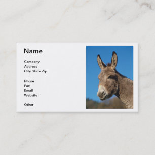 Donkey Business Card