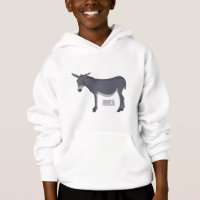 Donkey cartoon illustration