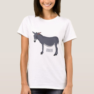 Donkey cartoon illustration  T-Shirt