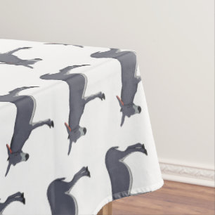Donkey cartoon illustration tablecloth
