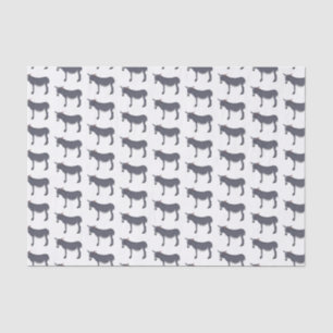 Donkey cartoon illustration  tissue paper
