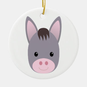 Donkey Ceramic Ornament
