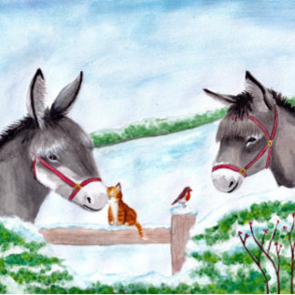 Donkey Christmas Puzzle 