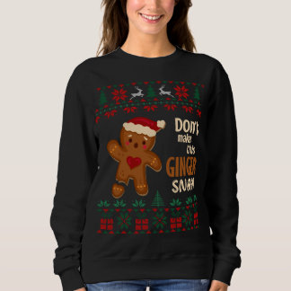Donkey Christmas Sweater Lights Santa Xmas