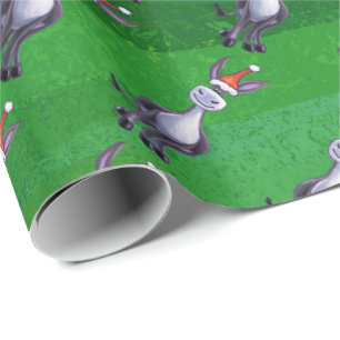 Donkey Christmas Wrapping Paper
